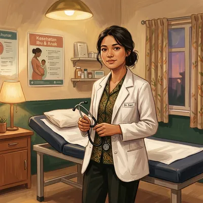 Cover for Dokter Cantik dan Pemeriksaan Tak Terduga