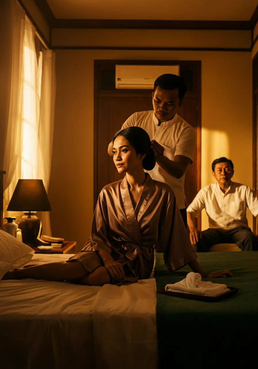 Cover for Pijatan Terlarang di Ranjang Pernikahan