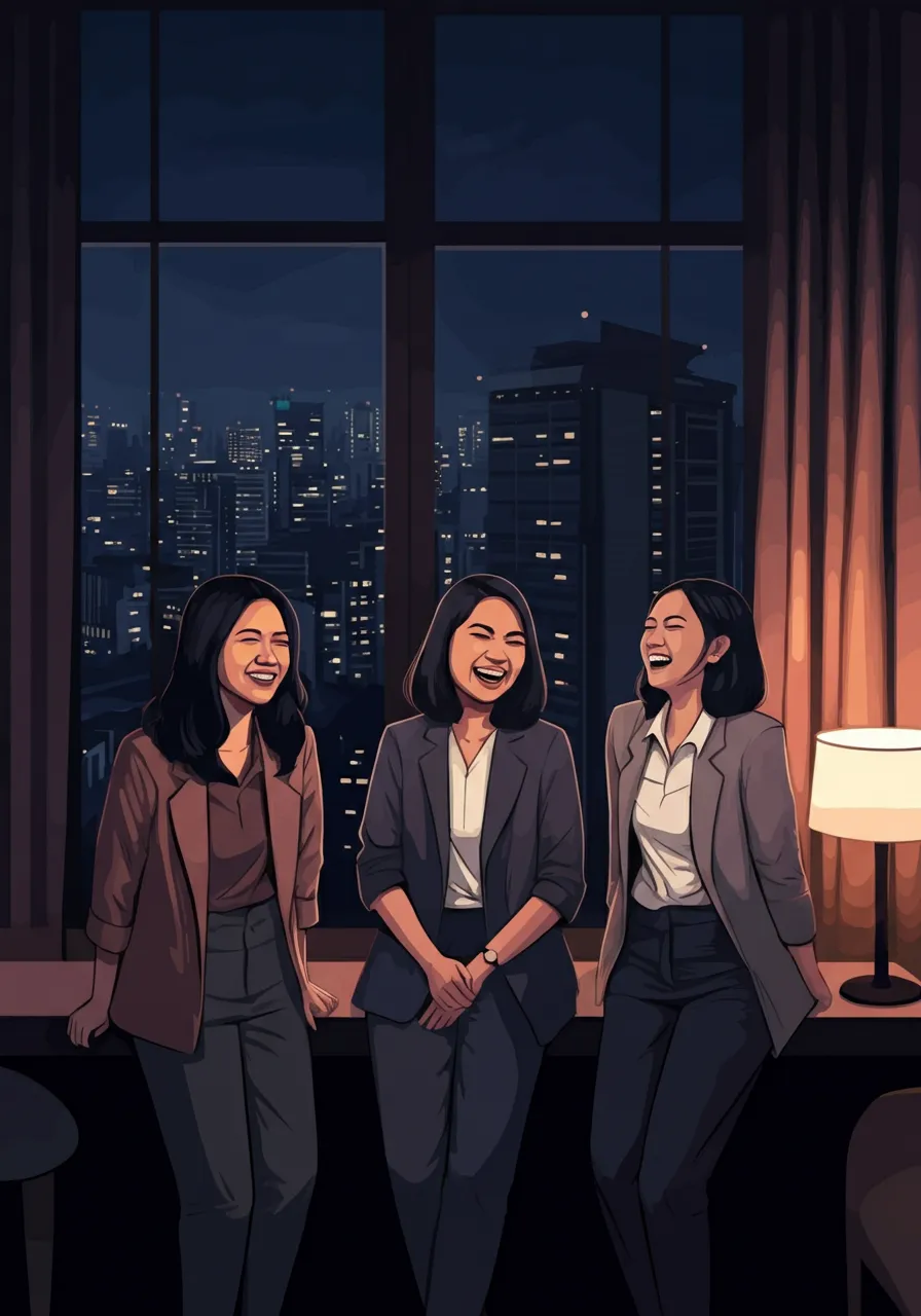 Cover for Aku dan Tiga Wanita Cantik