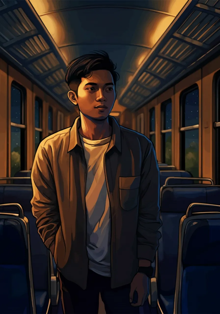 Cover for Pertemuan Tak Terduga di Kereta Senja